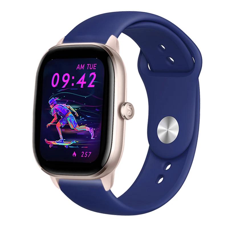 

20 мм 22 мм ремешок для часов Amazfit gts 4/3/2/gtr4 mini/Gtr/2e/Pro 47 мм спортивный силиконовый браслет браслет Amazfit Bip/U/3/Pro ремешок 20mm watch strap