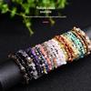 Adjustable Raw Crystal Stone Bracelet - Fresh, Irregular Chip Style Fashion Jewelry