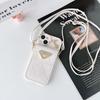 Luck Letter Wallet Card Bag Smile Mobile Phone Case For Iphone17Pro Apple 13 Messenger 15 Silicone 16