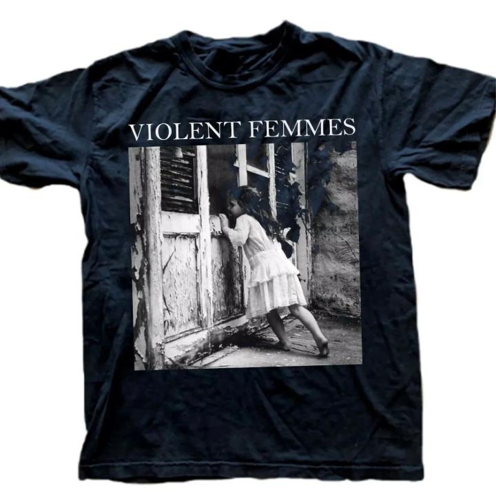 90s Violent Femmes band rare t shirt black tee Unisex graphic tee S5XL Unisex T-Shirt L
