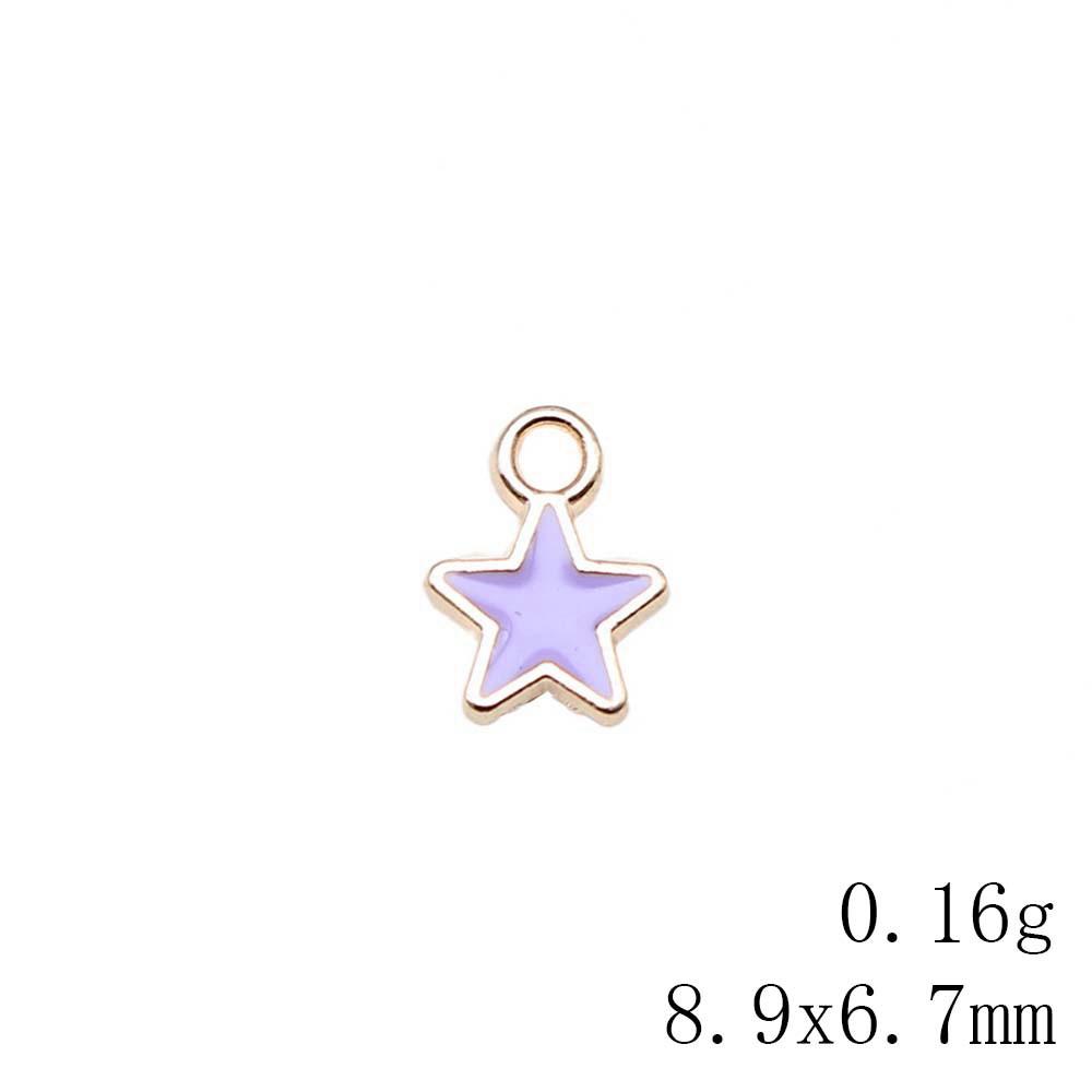 Mother's Day Charms For Nails Pentagram Moon Enamel Charms Pendant Art Supplies Pendant Accessories