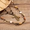 Accessories temperament stacking long necklaces accessories women's retro ethnic style chain sweater chain light luxury high sense