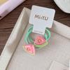 Cute Cartoon Children's Fruit Elastic Band, Girls' Summer Braided Hair, Candy-colored Hair Tie and Hair Band, Princess Hair Tie and Hair Accessory