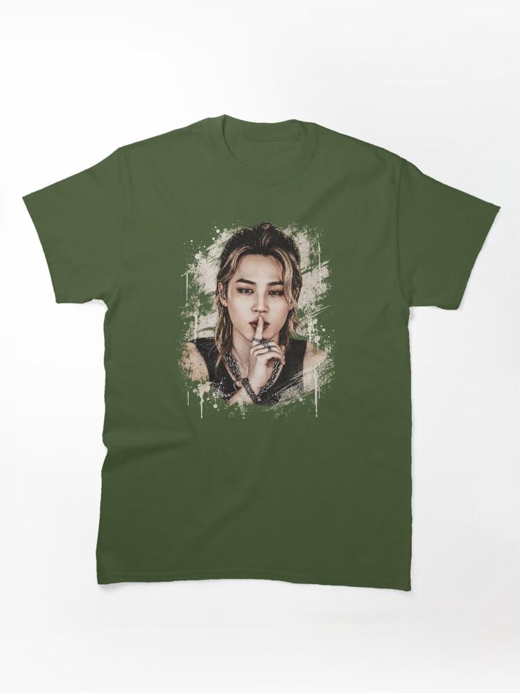South Park BTS Jimin Ticho Vintage Grunge Grafické Klasické Unisex Tričko