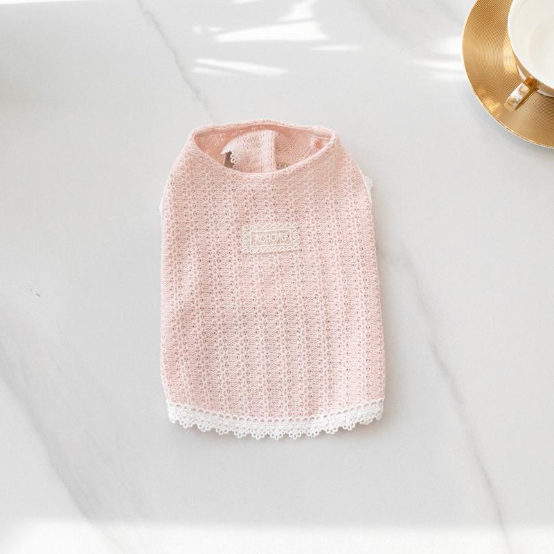 

Spring Autumn Dog Vest Cat Shirt Puppy Apparel Yorkie Pomeranian Maltese Poodle Bichon Frise Schnauzer Dog Clothes Pet Clothing XXS розовый