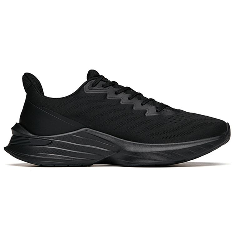 Anta DuCi1 Comfortable Cushioning Slip Resistant Abrasion Resistant Breathable Low Top Running Shoes Men's Black 112215520-1