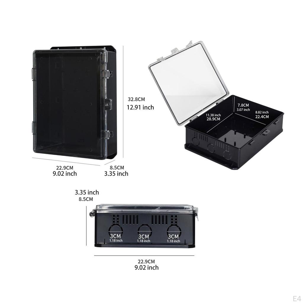 Electrical Outdoor Box, Circuit Breaker, Dustproof, Practical, Waterproof, for Workshop, Home, Hotel