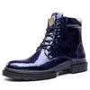 Chelsea Boots for Men Classic Dress Boots Casual Chelsea Ankle Boots Anti-Slip Retro Lace-Up Working Short Booties Men's Comfy Combat Chukka Boots