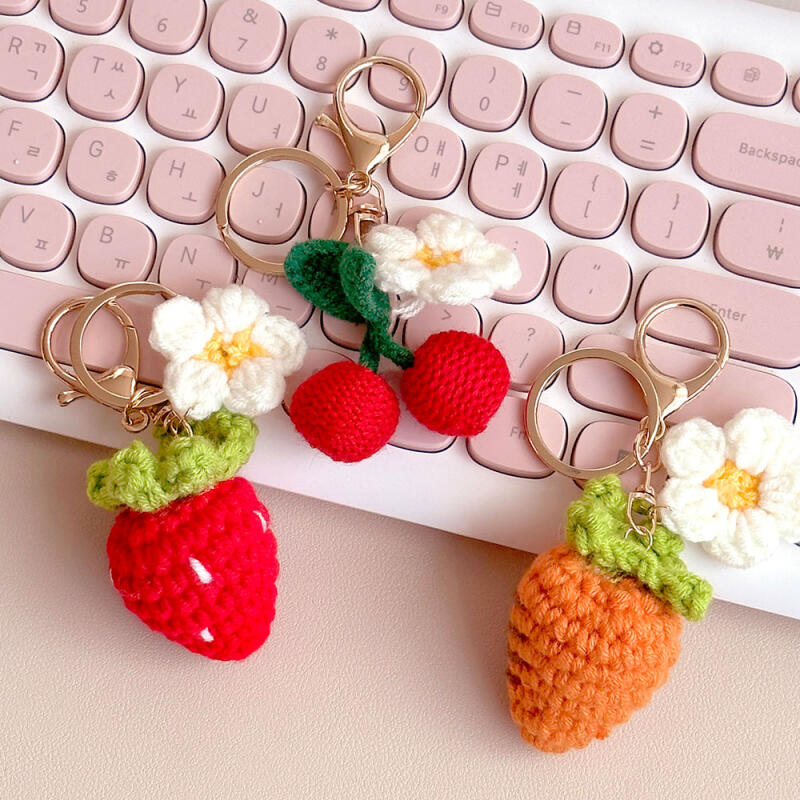 Double knit keyring