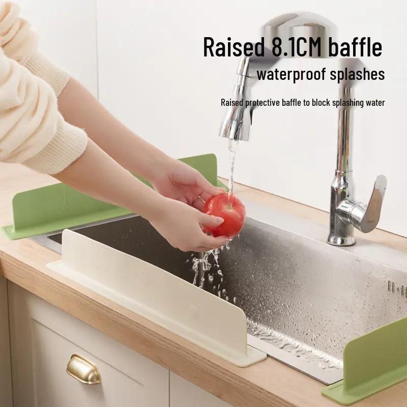 Silicone Splash Guard for Kitchen Sink and Countertop