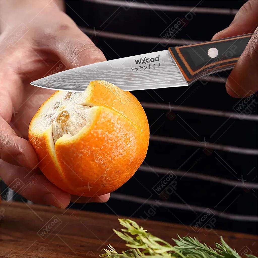 WXCOO Household Fruit Knife Cutting Meat Vegetable Kitchen Knife  Stainless Steel Peeling Utility Knife Kitchen Accessories