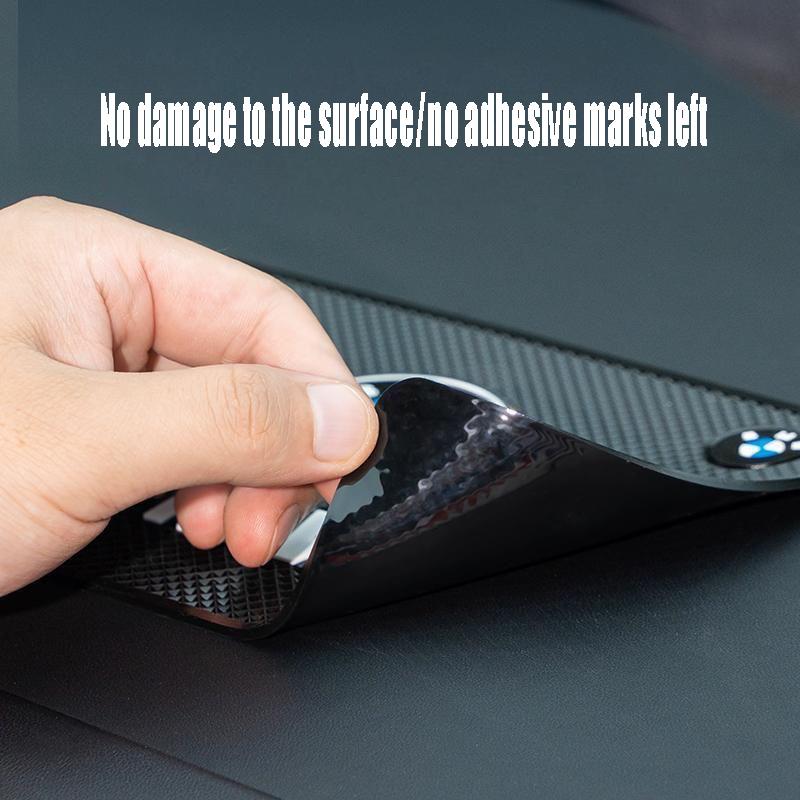 NNEJ4 For BMW X1 X2 X3 X5 X4 X6 X7 iX3 F20 F10 F07 E70 E46 E9 Silicone Car Interior Sunscreen And Anti Slip Pad Decoration Keychain