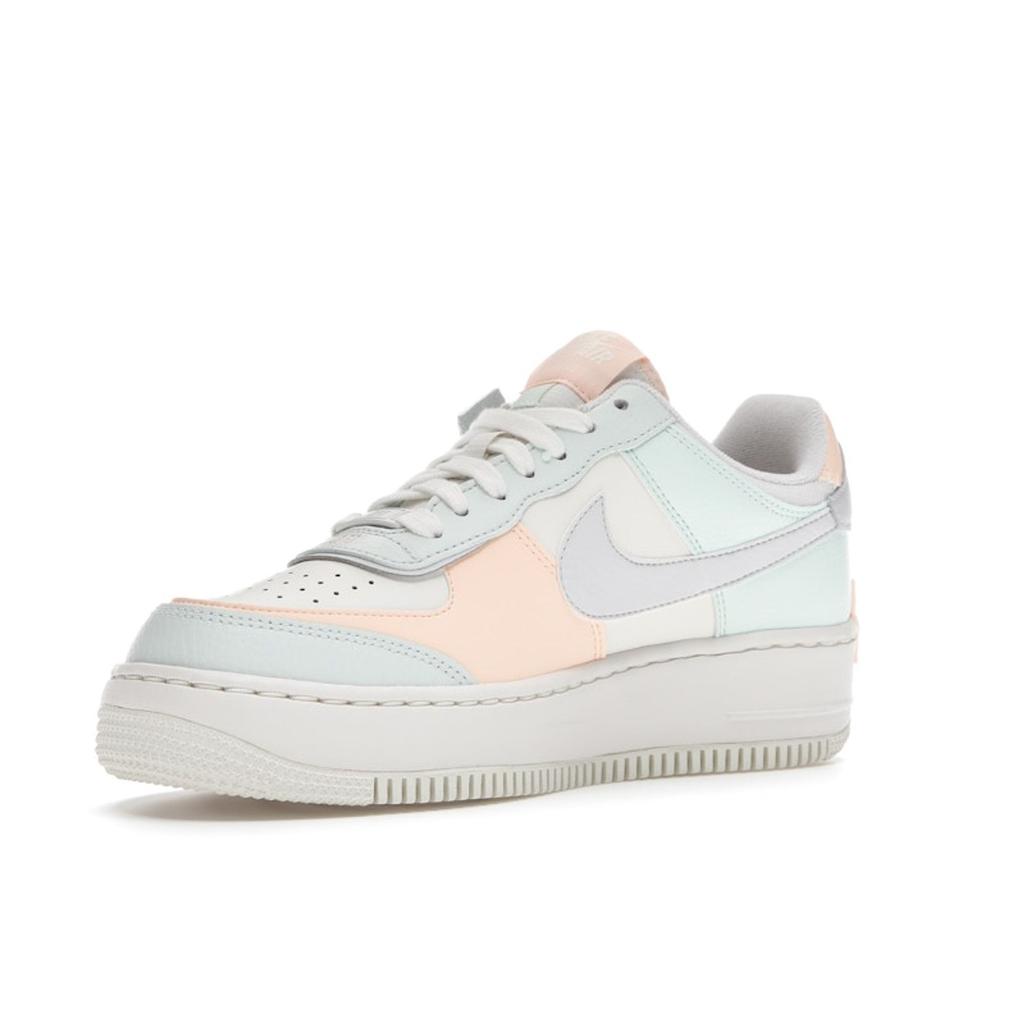 Nike Air Force 1 Shadow Barely Green Crimson Tint Women Sneakers Orange Sail Photon-Dust CU8591-104