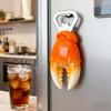 1PC Personalized Creative Crab Pliers Bottle Opener, Magnetic Refrigerator Sticker, Beer and Beverage Bottle Opener, Household Gifts, Holiday Gifts