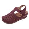 Fashion Women's Sandals Classics Retro Wedge Sandals Summer Breathable Hollow Sandals for Women Non Slip Platform Sandal Sandalias Mujer