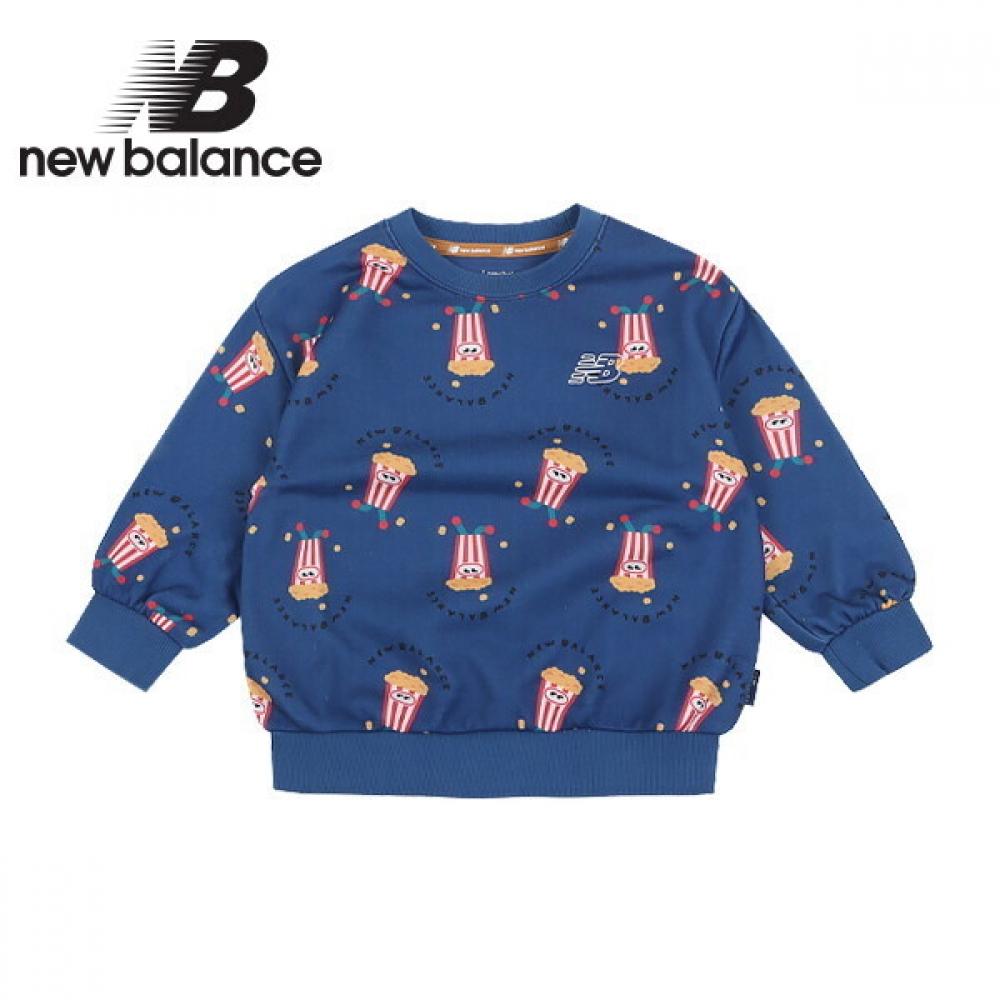 

New Balance Kids Nb X Kdy Front Pattern Sweatshirt Navy 100