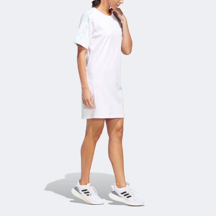 Adidas Short Sleeved Dress Women's White HF2476