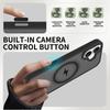 Camera Control Capture Button Case for Magsafe Mag Safe Iphone 17 Air 17 pro 16 Pro Max 16 Plus 16 pro Matte Anti- Fingerprints Black Phone Cover