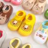1 par estilo animal antiderrapante sapatos de criança meias de bebê sapatos de borracha macia menino menina moda