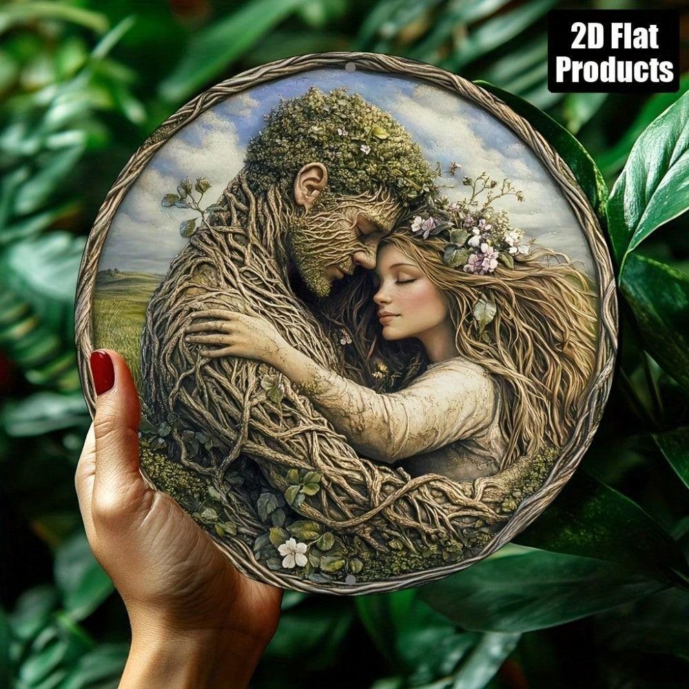 Metal Tin Sign Retro Art 20x20cm Home Wall Decor