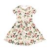 Girl Summer Dress Color & Print Short Sleeve Dress With Pocket Casual Dress Shorts Sleeve Party Dress Easter Day