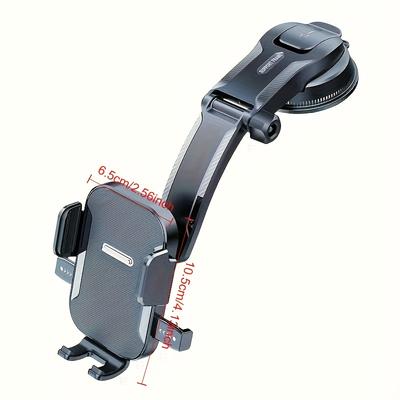 Suporte de Telefone para Painel de Carro Ajustável em Direções Vertical e Horizontal Alta Estabilidade Forte Adesão Suporte de Celular para Carro Para Todos os Smartphones