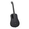 LAVA ME AIR Portable Carbon Fiber Acoustic-Electric Guitar. Beginner's Travel Guitar with Onboard Effects and Magnetic Pickup. Black.