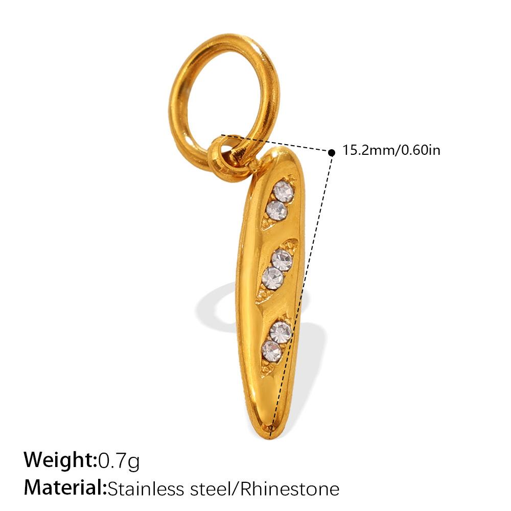 Cute Food Element Pendant Micro Diamond Lemon Pizza Style Diy Accessories