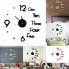 Elegant Large Wall Clock With 3d Stickers And Roman Numerals For Home Decor