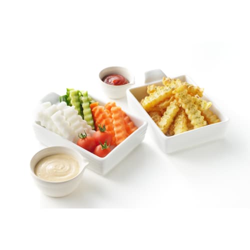 Shimomura Kogyo, Made In Japan, Tasteful Foods, Wavy Cutter ANC-731, Made In Tsubame-Sanjo, Niigata, White