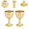2 Easy Clean Goblet Home Decorative Ornament Birthday Gift Unbreakable Engraved Handmade