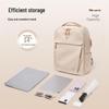 POLO Damen Rucksack mit großem Fassungsvermögen für 15-Zoll-Laptop