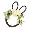 Functional Easter Wreath Decors with Rabbit and Eggs Motifs User Friendly Materials for Multiple Celebration HX6C
