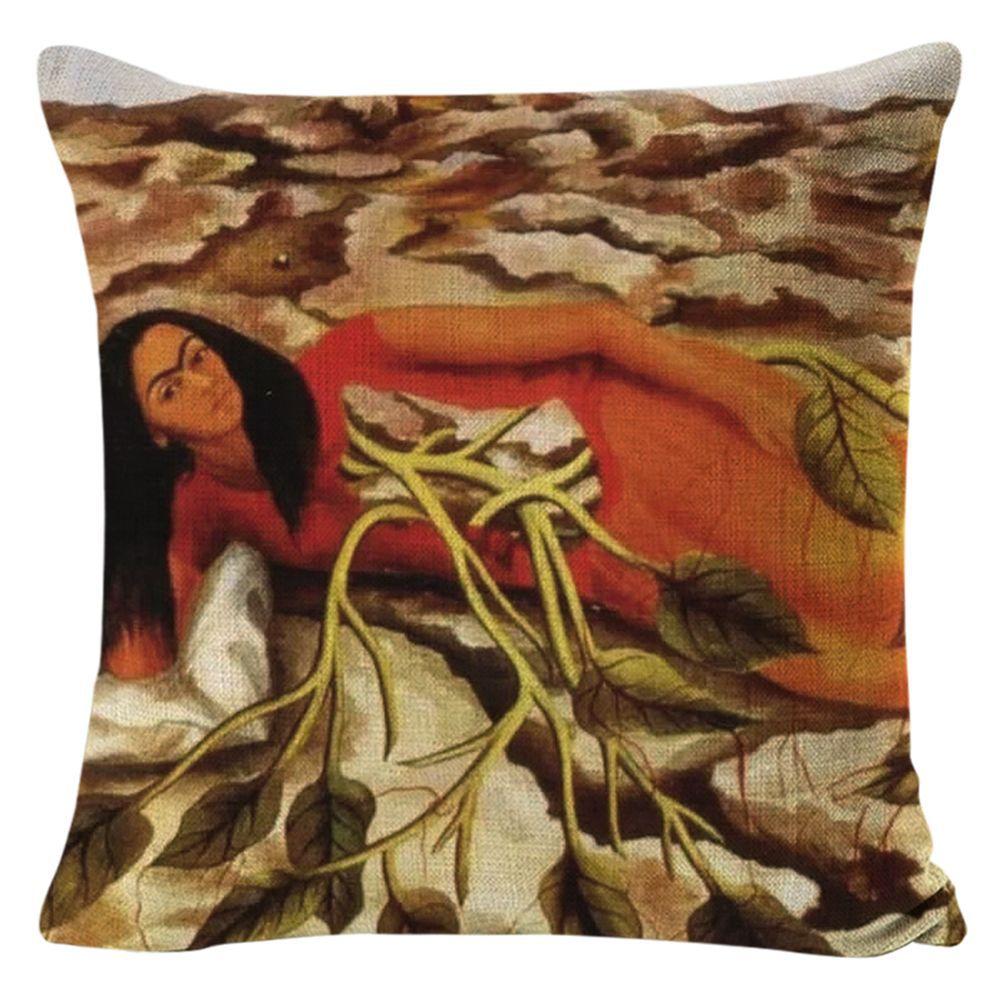 Kissenbezug Frida Kahlo Zierkissen Heim Sofa Kissen