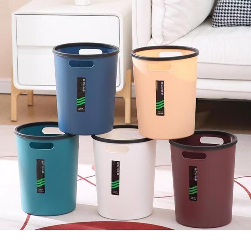 Liuliu Flip-Top Plastic Trash Can