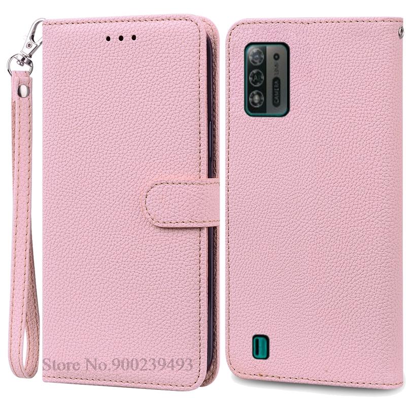 A52 Lite Pouzdro Pro ZTE Blade A52 Lite Pouzdro Měkké Silikonové Peněženkové Kožené Vyklápěcí Pouzdro Pro ZTE Blade A52 Lite Pouzdro TPU Zadní Kryt Etui