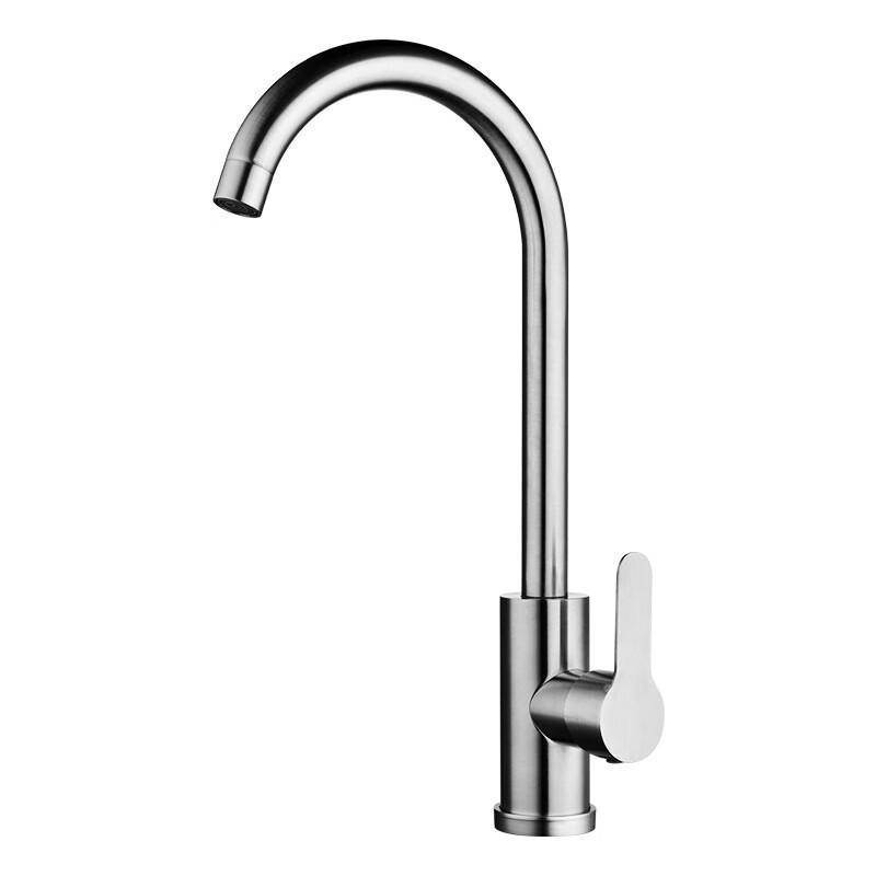 TLXT Stainless Steel Single Cold Kitchen Faucet
