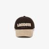 [lacoste] Men's Corduroy Lettering Patch Ball Cap RK413E-55NSKB