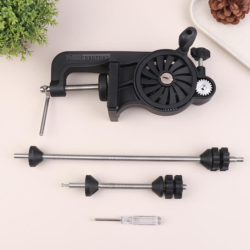 Portable Fishing Line Winder Table Clamp Reciprocating Spooling Machine For Line Wrapping Unwinding Reel Loader Fishing Tackle