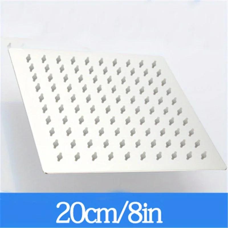 Duschkopf Ultradünn Druckbeaufschlagt Badezimmer Wasserfall Regendusche Badezimmerzubehör Edelstahl Top-Sprinkler