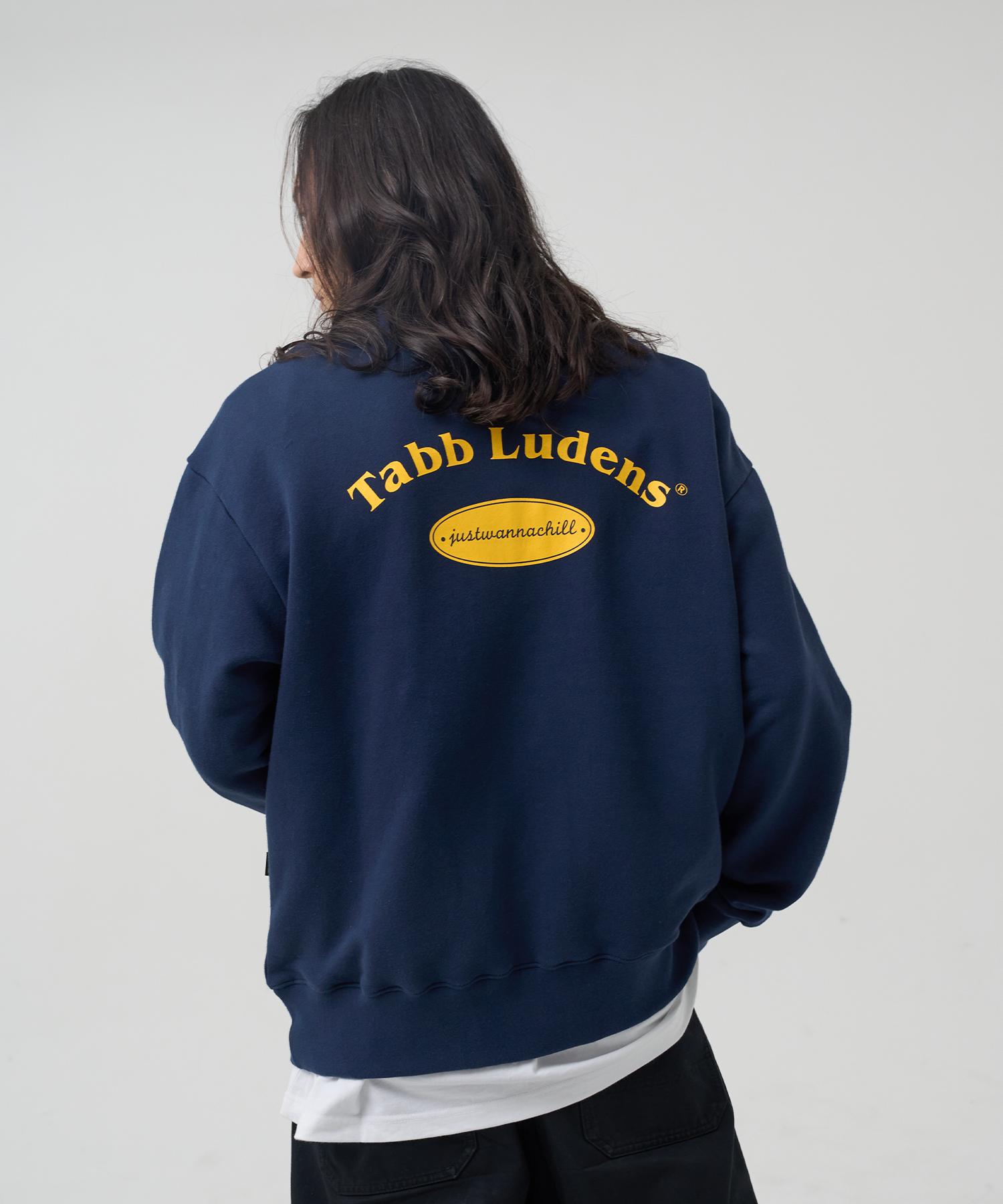 Tabrudens Tabb Logo Half Zip Sweatshirt_Navy Xl