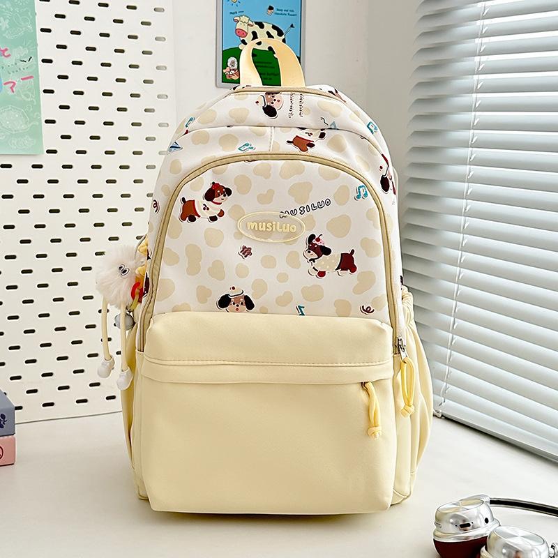 Schoolbag Japanese Girl Backpack Female Fresh and Sweet Wind Campus Student Schoolbag New Lightweight Large-capacity Commuting Backpack