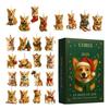 2025 Calendar Advent 2D Home Decor Capybara Collectible Calendar Christmas Tree Pendants for Shelf Desk Living Room Bedroom