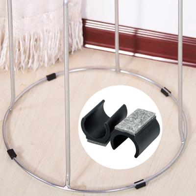 5 Piezas Tapones para Patas de Silla con Almohadillas de Fieltro Protectores Deslizantes de Plástico en Forma de U para Patas de Mesa