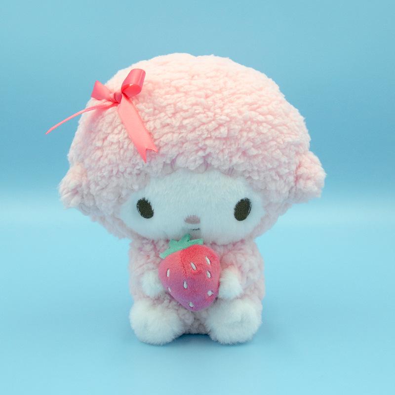 Sanrio Kuromi & My Melody Sheep Piano Figurine Pendant