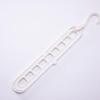 Multi Slot Space Saving Closet Organizer Hanger with Rotatable Hook for Efficient Storage and Easy Access to Clothes and Accessories