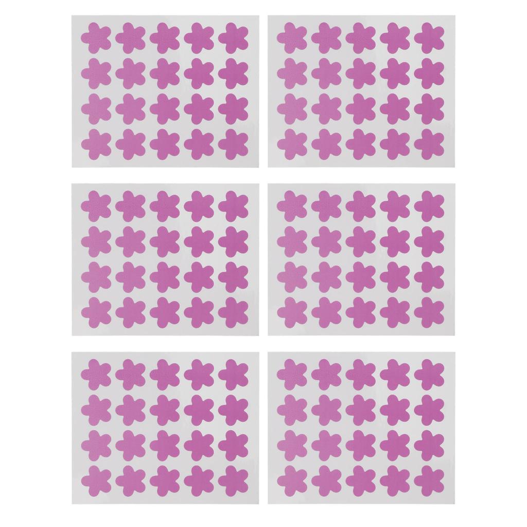 120 de bucăți autocolante de detectare UV pentru protecție solară plasturi de protecție solară reutilizabile în formă de floare pentru protecție UV