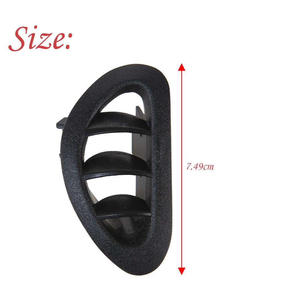 Black Dashboard AC Heater Air Vent Grille Left Driver Side For Ford Mustang 1999 2000 2001 2002 2003 2004 F4ZZ-63046A77-A