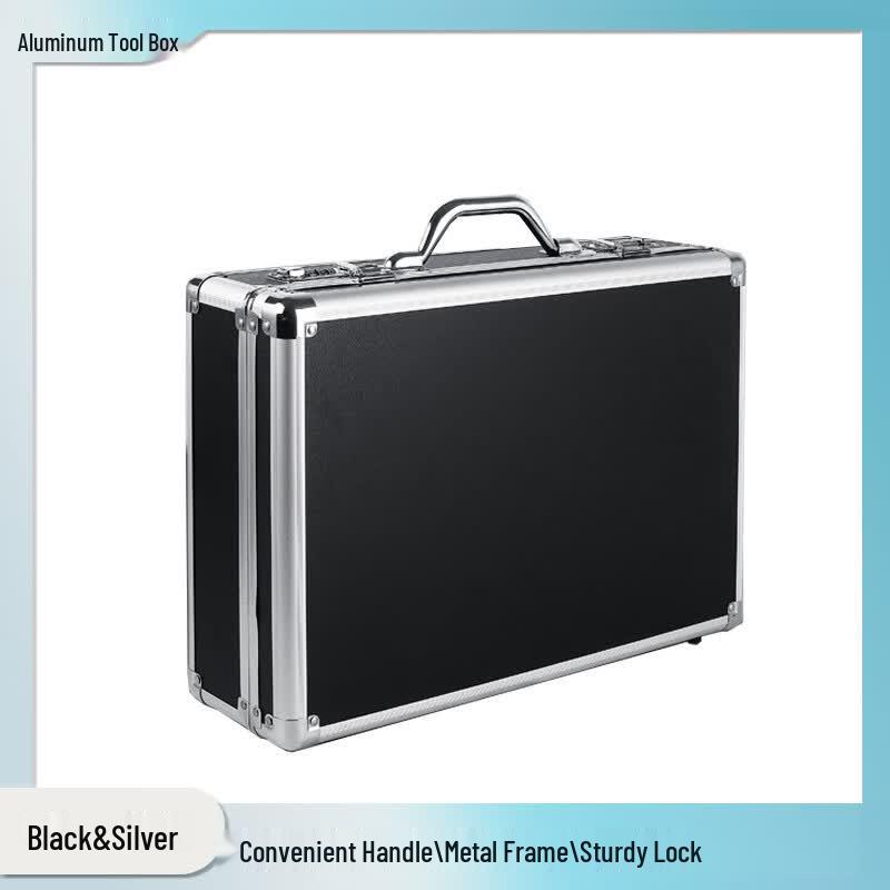 Handheld Aluminum Alloy Shockproof Storage Case Extra Large 45.5x34x13cm
