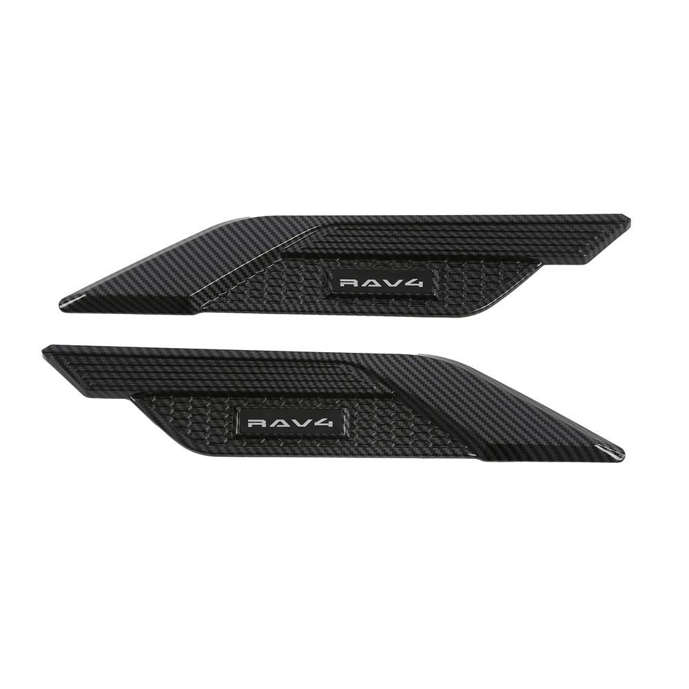 Compatible Toyota RAV4 Accessories: Rearview Mirror Covers, Door Handle Cups, Velanda Door Sill Strips, Grille Trim for Modification and Decoration.